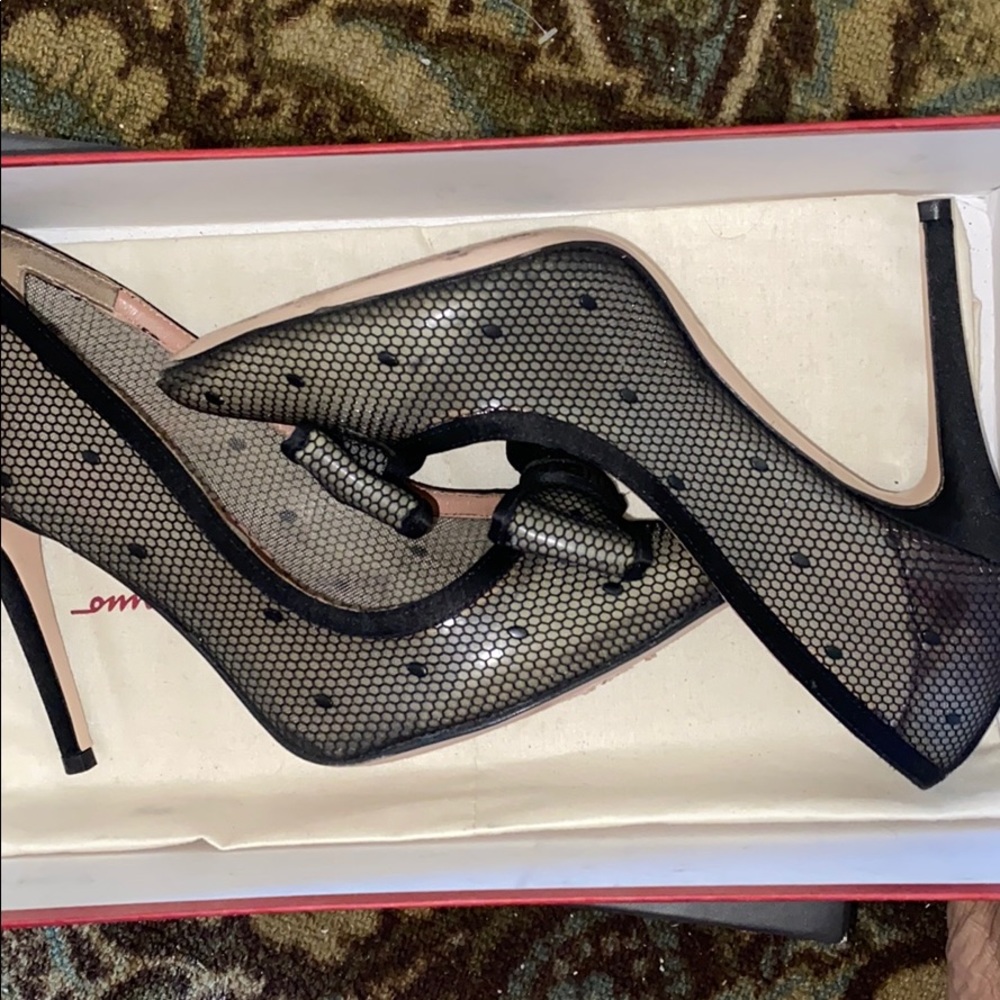 Veto Cuoio Pump Polka Dot Bow tie